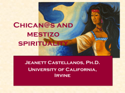 Chican@s and mestizo spirituality