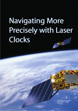 Navigating More Precisely with Laser Clocks Navigating More
