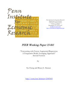 PIER Working Paper 13-061