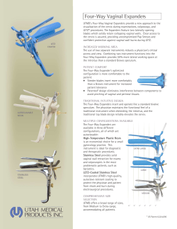Four-Way Vaginal Expanders - Utah Medical Products, Inc.