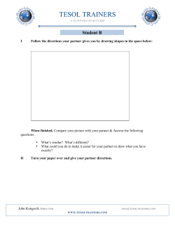 Geometry - TESOL Trainers