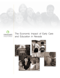 The Economic Impact of Early Care and Education in Nevada