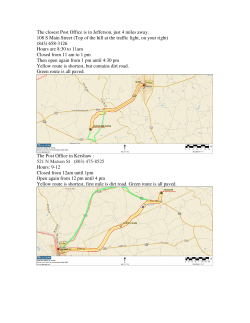 The closest Post Office is in Jefferson, just 4 miles away. 108 S Main