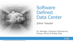 Software Defined Data Center