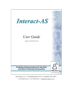 User Guide - SpeechGear