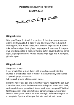 Pontefract Liquorice Festival