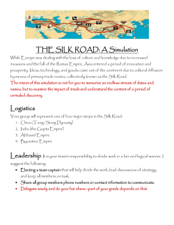 Silk Road Project 2016