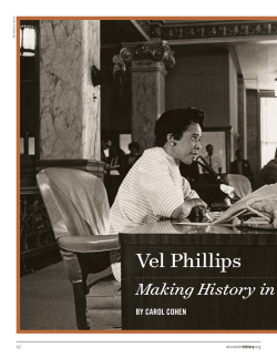 Vel Phillips: Making History in Milwaukee