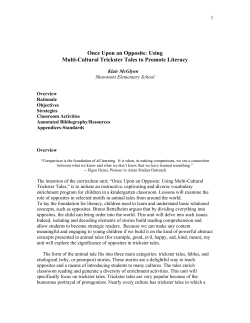 Once Upon an Opposite: Using Multi