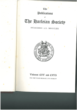 Catalogue of the Earl Marshal`s papers at Arundel Castle
