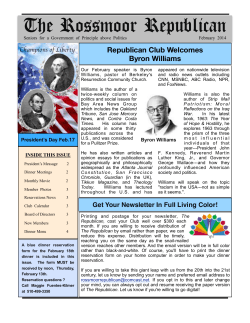 February 2014 - Rossmoor Republicans Club