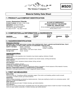 Ammonium Chloride-10 - The Science Company