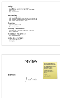 lecture10 - trig substitution.key