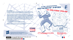 R/C Speed-Climbing spider-man