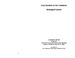 Child Rearing in the Caribbean: Emergent Issues