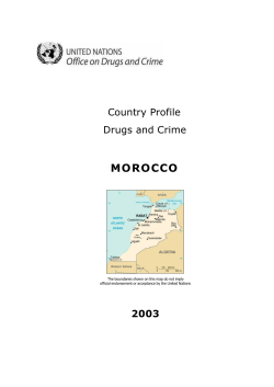 morocco - United Nations Office on Drugs and Crime
