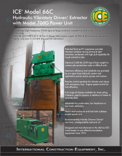 ICE&reg; Model 66C - Eastrock Inc.