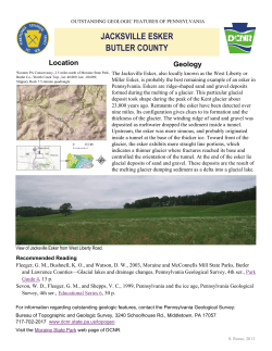 JACKSVILLE ESKER, BUTLER COUNTY