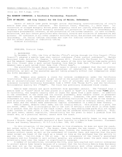 Adamson Companies v. City of Malibu (C.D.Cal. 1994) 854 F.Supp