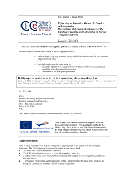 One approach to implementing the ideals of an internationalist