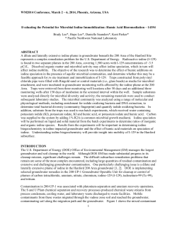 Evaluating the Potential for Microbial Iodine Immobilization