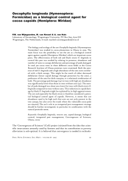 Oecophylla longinoda (Hymenoptera: Formicidae) as a biological