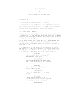 PULP FICTION - Ivana Chubbuck Studio