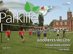 Parklife Newsletter