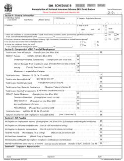 S04 Schedule B - Tax Administration Jamaica