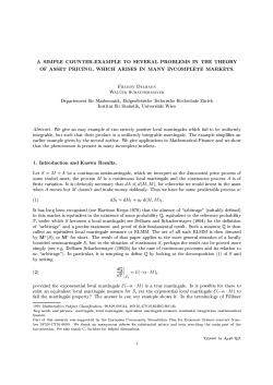 A SIMPLE COUNTER-EXAMPLE TO SEVERAL PROBLEMS IN THE