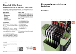 Electronically controlled narrow fabric loom