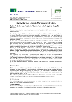 Safety Barriers Integrity Management System