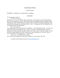 From Game of Tiaras By Don Zolidis SOLDIER 3, a soldier gives a