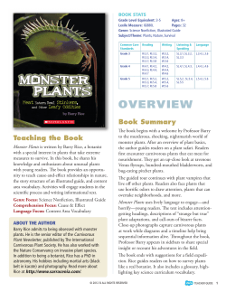 Monster Plants Storia Teaching Guide