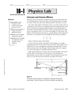Concave and Convex Mirrors