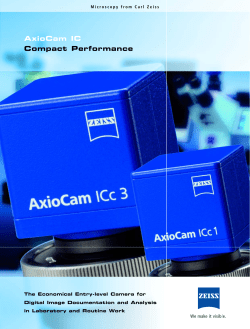 AxioCam IC Compact Performance