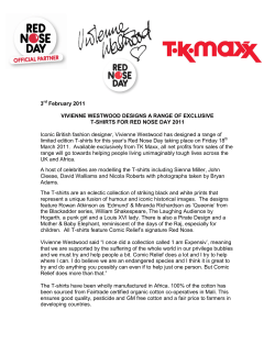 3 February 2011 VIVIENNE WESTWOOD DESIGNS