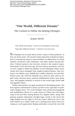One World, Different Dreams - The University of Michigan Press