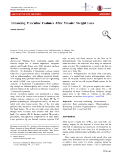Enhancing Masculine Features After Massive Weight Loss