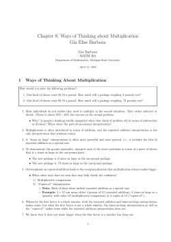 Math 201 Review - Michigan State University