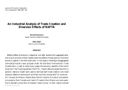 PDF Links - Journal of Economic Integration