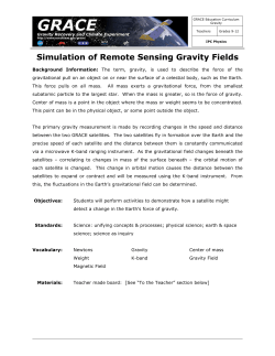 Simulation of Remote Sensing Gravity Fields