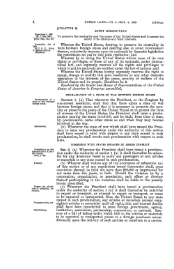 4 Whereas the United States, desiring to preserve its neutrality in