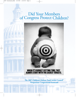 CDF Action Council - Children`s Defense Fund