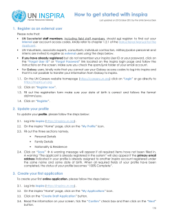 How to get started with inspira