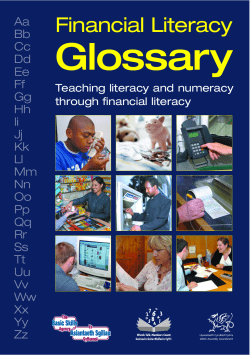 Financial Literacy Glossary
