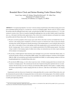 Bounded-Skew Clock and Steiner Routing Under Elmore Delay