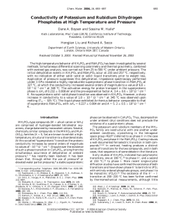 Conductivity of Potassium and Rubidium Dihydrogen Phosphates at