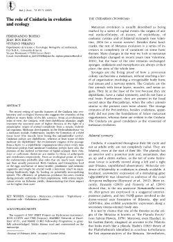 The role of Cnidaria in evolution and ecology