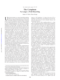 The Cytoplasm - Circulation Research